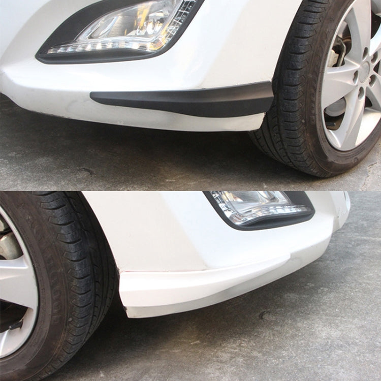 1 Pair Car Carbon Fiber Silicone Bumper Strip, Style: Short (Black) - free shipping - PMC TechLife - Order now!