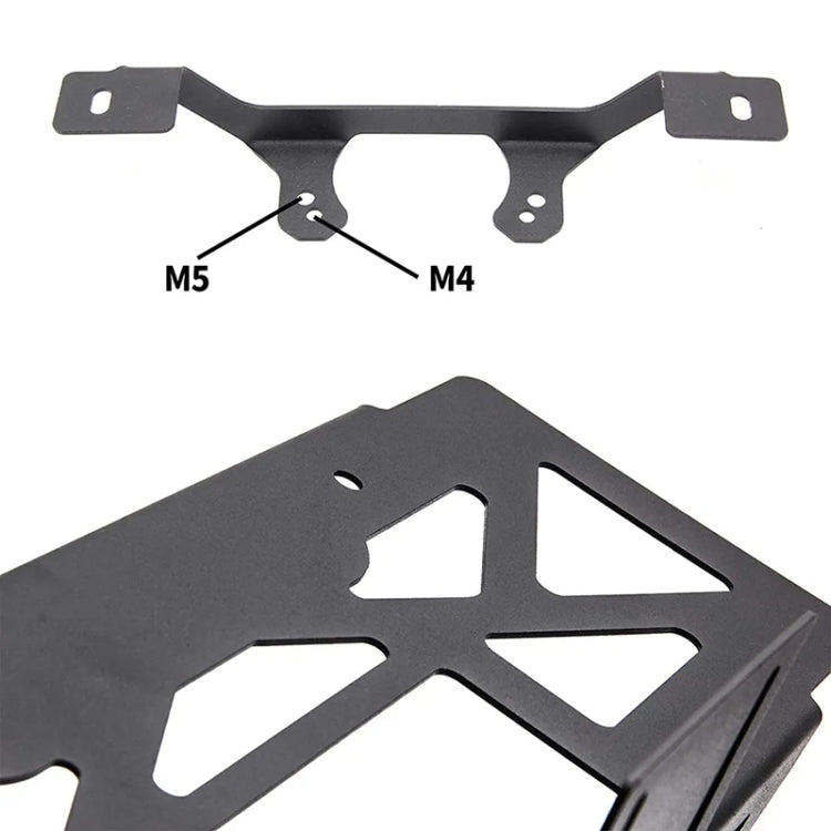 For Jeep Wrangler JL 2018-2019 Car Modified Tire License Plate Frame Mounting Bracket - License Plate Covers & Frames by PMC Jewellery | Online Shopping South Africa | PMC Jewellery