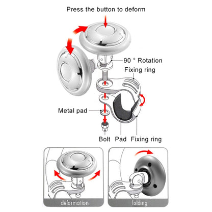 YI-71 Car Steering Wheel Booster Ball Car Power Handle (Mirror) - Steering Wheel Accessories by PMC Jewellery | Online Shopping South Africa | PMC Jewellery | Buy Now Pay Later Mobicred