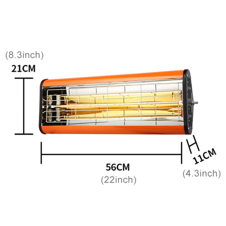 220V 1050W Heat Light Infrared Dryer Spray Paint Heating Curing Lamp Baking Booth Heater, US Plug - Infrared Paint Lamp by PMC TechLife | Online Shopping South Africa | PMC TechLife | Buy Now Pay Later Mobicred
