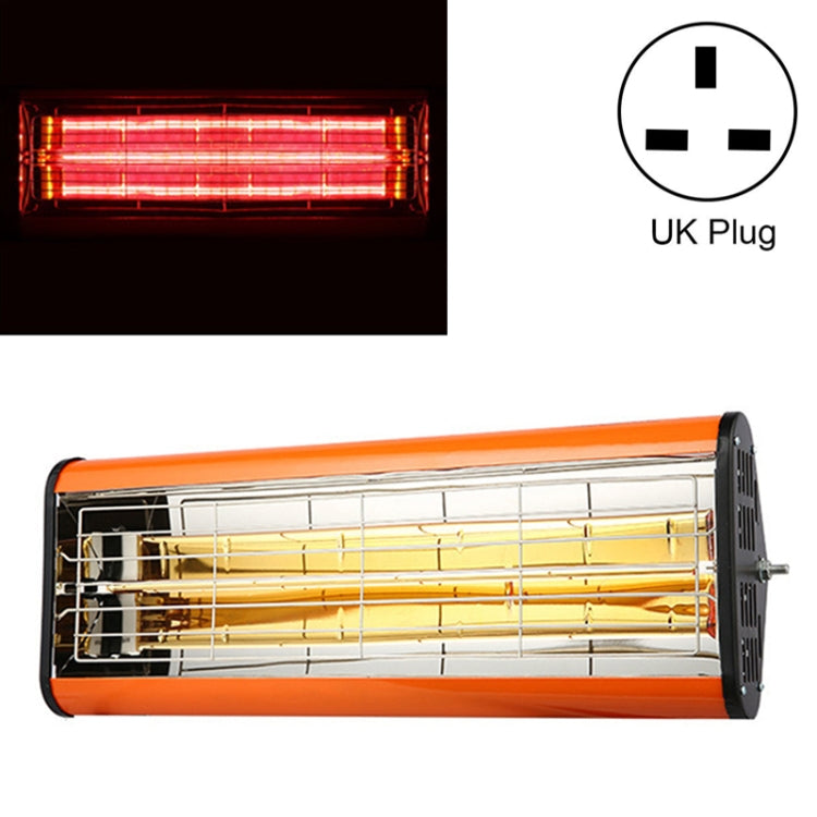 220V 1050W Heat Light Infrared Dryer Spray Paint Heating Curing Lamp Baking Booth Heater, UK Plug - Infrared Paint Lamp by PMC TechLife | Online Shopping South Africa | PMC TechLife | Buy Now Pay Later Mobicred