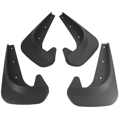 4pcs/set Car Auto Universal Soft Plastic Splash Flaps Mudguards Fender Guard - Mudguards by PMC Jewellery | Online Shopping South Africa | PMC Jewellery | Buy Now Pay Later Mobicred