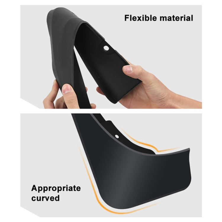For Jeep Renegade 2015-2021 4pcs/Set Car Auto Soft Plastic Splash Flaps Fender Guard - Mudguards by PMC TechLife | Online Shopping South Africa | PMC TechLife | Buy Now Pay Later Mobicred