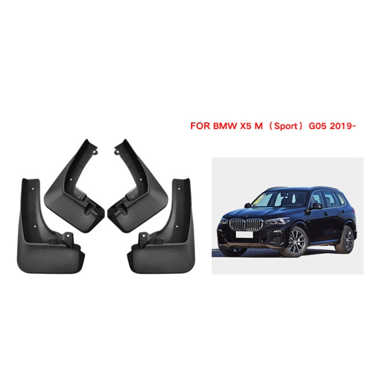 For BMW X5 M G05 Sports 2019-2023 4pcs/Set Car Auto Soft Plastic Splash Flaps Fender Guard - Mudguards by PMC TechLife | Online Shopping South Africa | PMC TechLife | Buy Now Pay Later Mobicred
