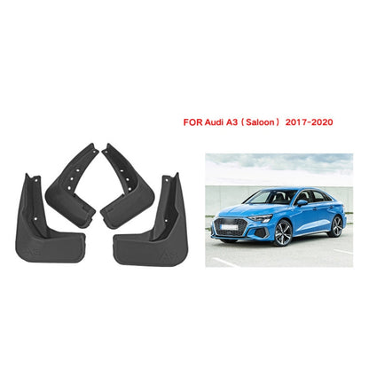 For Audi A3 Sedan 2017-2020 4pcs/Set Car Auto Soft Plastic Splash Flaps Fender Guard - Mudguards by PMC Jewellery | Online Shopping South Africa | PMC Jewellery | Buy Now Pay Later Mobicred