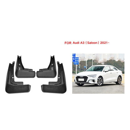 For Audi A3 Sedan 2021 4pcs/Set Car Auto Soft Plastic Splash Flaps Fender Guard - Mudguards by PMC Jewellery | Online Shopping South Africa | PMC Jewellery | Buy Now Pay Later Mobicred