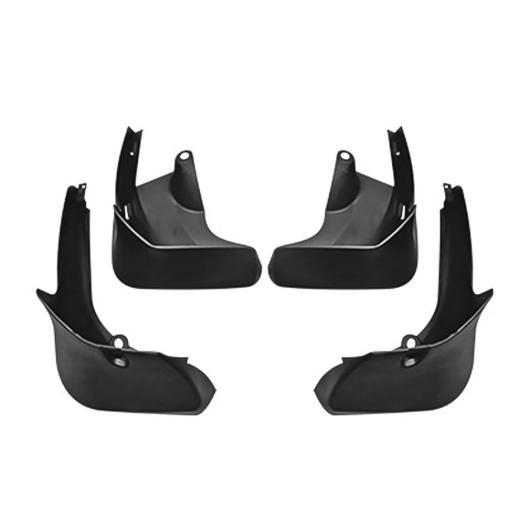 For Mercedes-Benz S-class 2014-2020 4pcs/Set Car Auto Soft Plastic Splash Flaps Fender Guard - Mudguards by PMC Jewellery | Online Shopping South Africa | PMC Jewellery | Buy Now Pay Later Mobicred