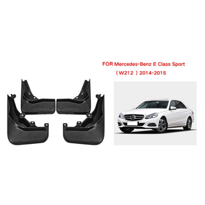 For Mercedes-Benz E-class Sport 2014-2015 4pcs/Set Car Auto Soft Plastic Splash Flaps Fender Guard - Mudguards by PMC Jewellery | Online Shopping South Africa | PMC Jewellery | Buy Now Pay Later Mobicred