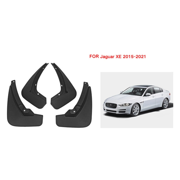 For Jaguar XE 2015-2021 4pcs/Set Car Auto Soft Plastic Splash Flaps Fender Guard - Mudguards by PMC Jewellery | Online Shopping South Africa | PMC Jewellery | Buy Now Pay Later Mobicred