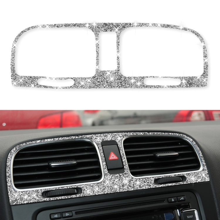 Car Middle Air Outlet Diamond Decoration Cover Sticker for Volkswagen Golf 6 2008-2012, Left and Right Drive - Car Interior Mouldings by PMC Jewellery | Online Shopping South Africa | PMC Jewellery | Buy Now Pay Later Mobicred