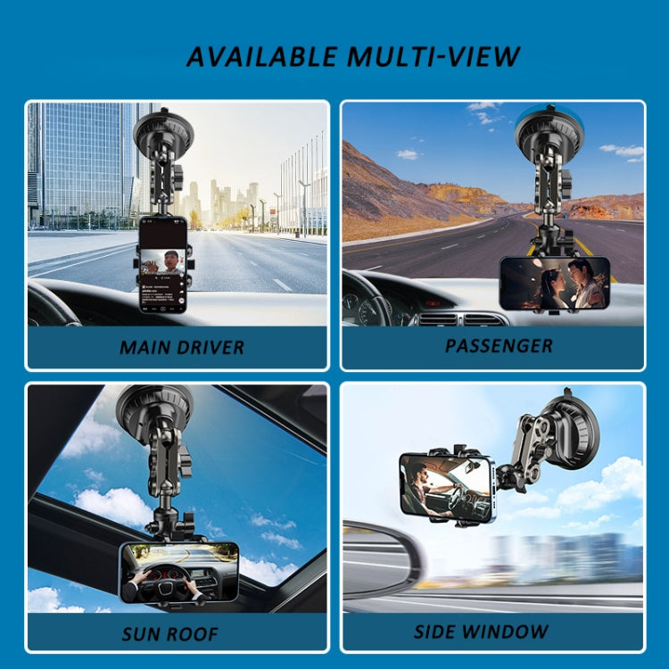 Car Universal Overhead Camera Suction Cup Phone Holder, Short Style - Car Holders by PMC TechLife | Online Shopping South Africa | PMC TechLife | Buy Now Pay Later Mobicred