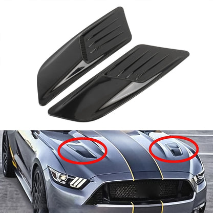 HD-713 1 Pair Car Hood Decorative Stickers Fender Air Vents Sticker(Black) - Decorative Sticker by PMC Jewellery | Online Shopping South Africa | PMC Jewellery | Buy Now Pay Later Mobicred