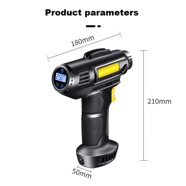 Car Portable Mini Wireless Digital Display Tire Inflator Pump - Inflatable Pump by PMC TechLife | Online Shopping South Africa | PMC TechLife