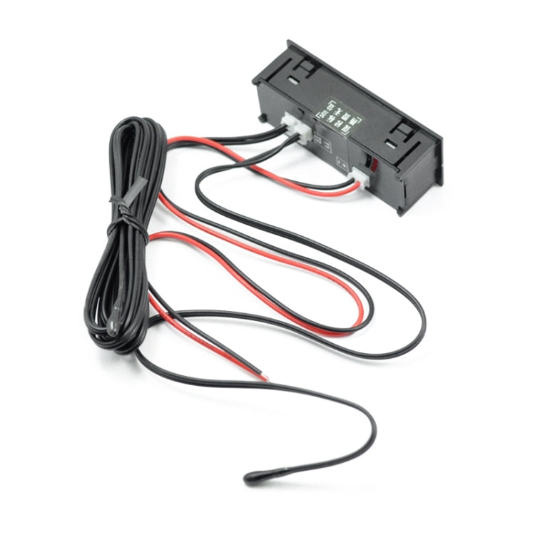 3 in 1 DC5-50V Car High-precision Electronic LED Luminous Clock + Thermometer + Voltmeter (Green) - Clocks & Car Meters by PMC TechLife | Online Shopping South Africa | PMC TechLife | Buy Now Pay Later Mobicred