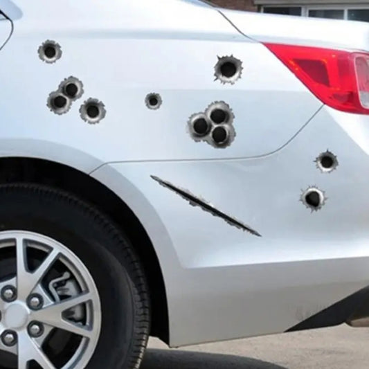 Car PVC Self-adhesive Bullet Hole Scratch Personalized Stickers - Decorative Sticker by PMC Jewellery | Online Shopping South Africa | PMC Jewellery