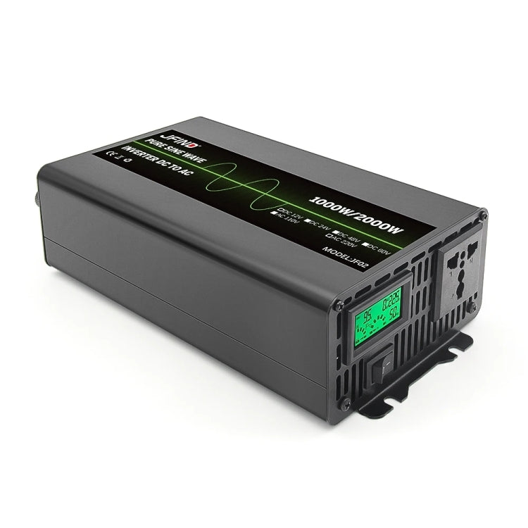 JFIND JF02 1000W 12V to 220V Pure Sine Wave Power Inverter, Universal Plug - Pure Sine Wave by JFIND | Online Shopping South Africa | PMC TechLife | Buy Now Pay Later Mobicred