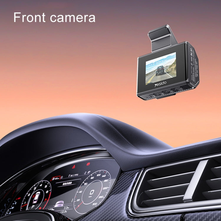 Yesido KM15 4K Dual Dash Camera Driving Recorder - Car DVRs by Yesido | Online Shopping South Africa | PMC Jewellery | Buy Now Pay Later Mobicred