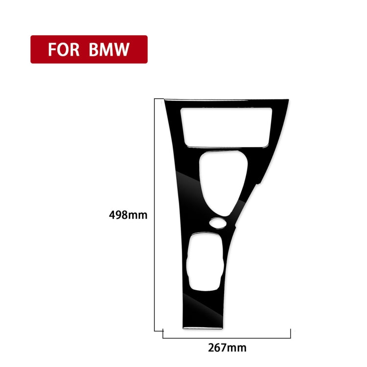 Car Right Drive Gear Panel Decorative Sticker for BMW M3 07-13 E92(Black) - Car Interior Mouldings by PMC Jewellery | Online Shopping South Africa | PMC Jewellery | Buy Now Pay Later Mobicred