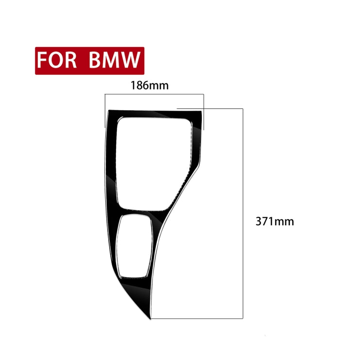 Car Right Drive Gear Panel Outer Frame Decorative Sticker for BMW X1 E84 2011-2015(Black) - Car Interior Mouldings by PMC Jewellery | Online Shopping South Africa | PMC Jewellery | Buy Now Pay Later Mobicred