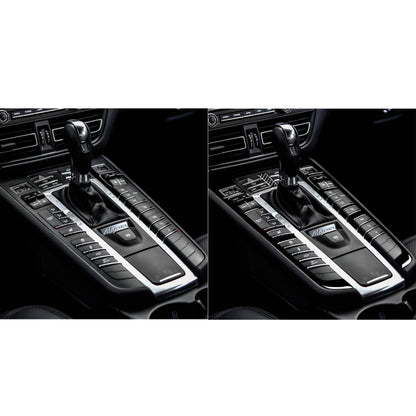 Car Function Button Frame Decorative Sticker For Porsche Panamera 2010-2016, Left and Right Drive Universal(Black) - Car Interior Mouldings by PMC Jewellery | Online Shopping South Africa | PMC Jewellery | Buy Now Pay Later Mobicred