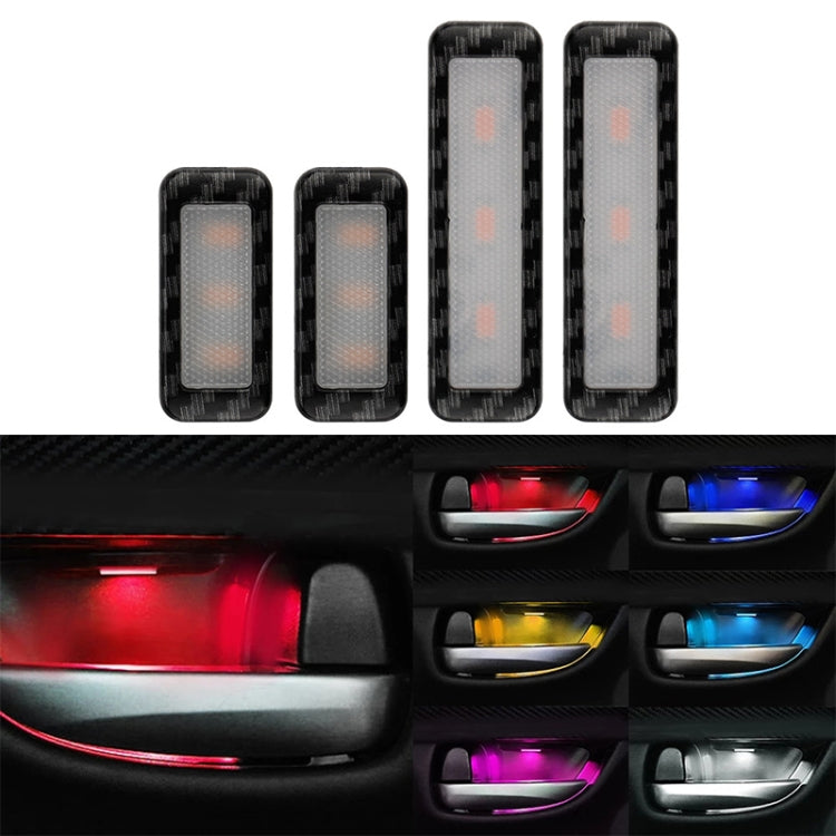 Car 4 in 1 LED Ambient Light Door Decorative Light (Ice Blue Light) - Door Lights by PMC Jewellery | Online Shopping South Africa | PMC Jewellery | Buy Now Pay Later Mobicred