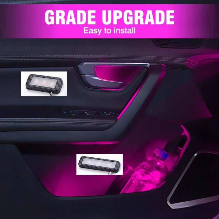 Car 4 in 1 LED Ambient Light Door Decorative Light (Pink Light) - Door Lights by PMC TechLife | Online Shopping South Africa | PMC TechLife | Buy Now Pay Later Mobicred