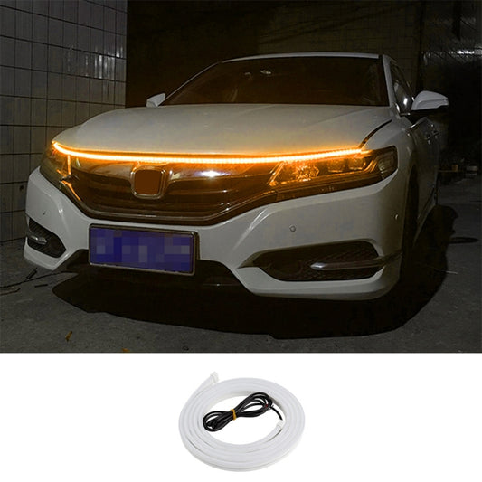 1.5m Car Daytime Running Super Bright Decorative LED Atmosphere Light (Yellow Light) - Decorative Lights by PMC Jewellery | Online Shopping South Africa | PMC Jewellery