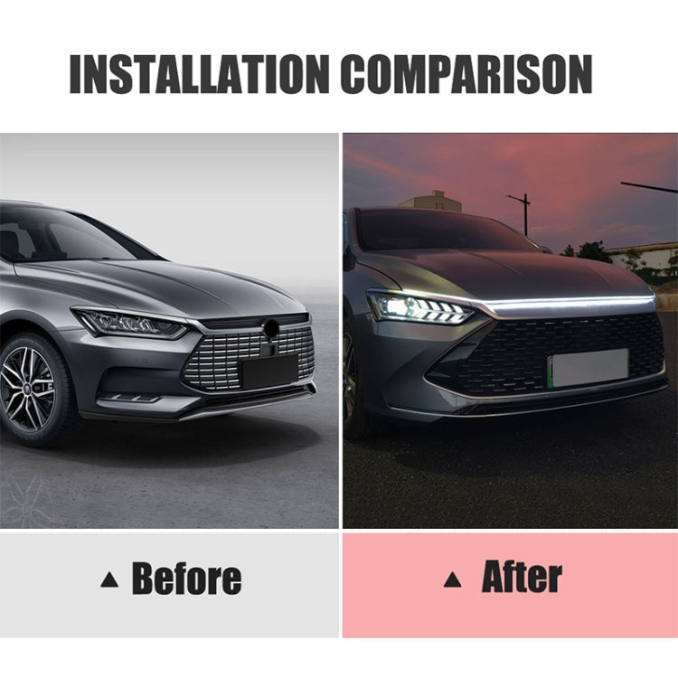 1.5m Car Daytime Running Super Bright Decorative LED Atmosphere Light (White Light) - Decorative Lights by PMC TechLife | Online Shopping South Africa | PMC TechLife | Buy Now Pay Later Mobicred