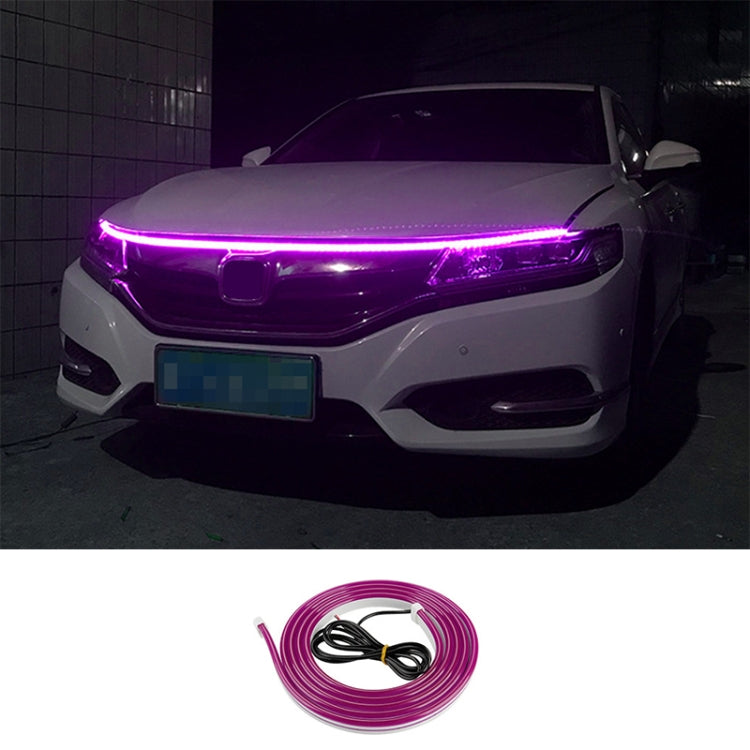 2m Car Daytime Running Super Bright Decorative LED Atmosphere Light (Purple Light) - Decorative Lights by PMC Jewellery | Online Shopping South Africa | PMC Jewellery | Buy Now Pay Later Mobicred