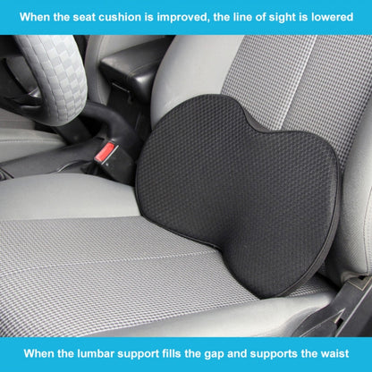 Car mini Seat Cushion Breathable Lumbar Seat Mat (Beige) - Seat Accessories by PMC Jewellery | Online Shopping South Africa | PMC Jewellery | Buy Now Pay Later Mobicred