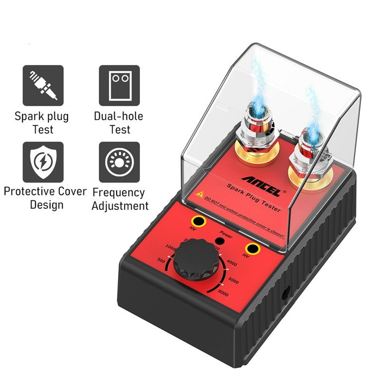 ANCEL Car Double Hole Spark Plug Flashover Tester, US Plug - Electronic Test by PMC Jewellery | Online Shopping South Africa | PMC Jewellery | Buy Now Pay Later Mobicred