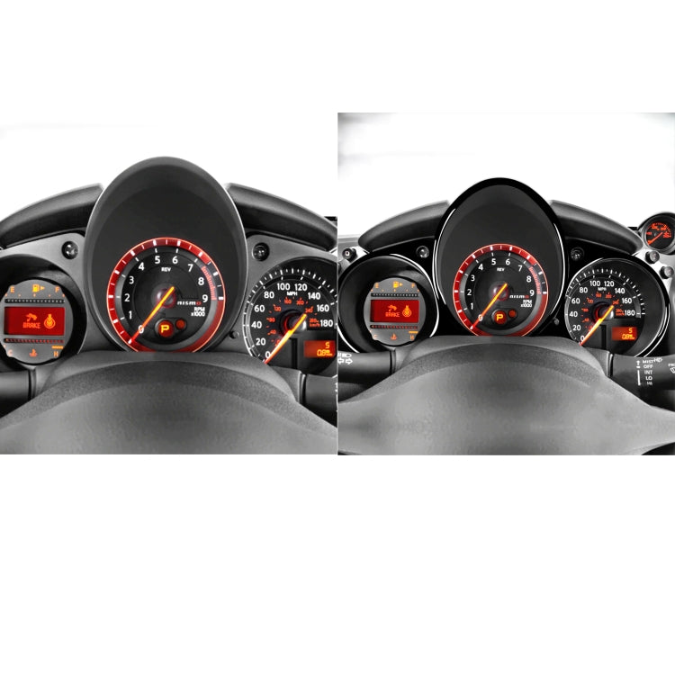 For Nissan 370Z Z34 2009- Car Dashboard Panel Decorative Sticker, Left and Right Drive Universal (Black) - Car Interior Mouldings by PMC Jewellery | Online Shopping South Africa | PMC Jewellery | Buy Now Pay Later Mobicred