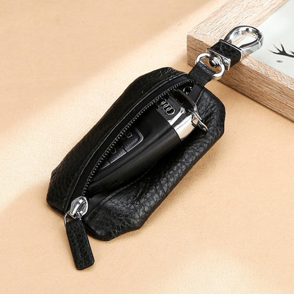 TP-9016 Litchi Texture Waterproof Zipper Car Key Bag (Black) - Car Key Cases by PMC Jewellery | Online Shopping South Africa | PMC Jewellery