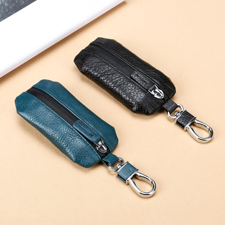 TP-9016 Litchi Texture Waterproof Zipper Car Key Bag (Green) - Car Key Cases by PMC Jewellery | Online Shopping South Africa | PMC Jewellery