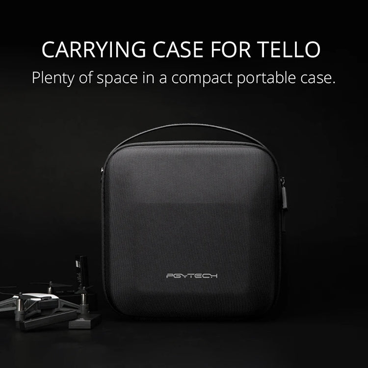 PGYTECH Portable PU Nylon EVA Storage Bag for DJI TELLO(Black) - Bags by PGYTECH | Online Shopping South Africa | PMC Jewellery | Buy Now Pay Later Mobicred