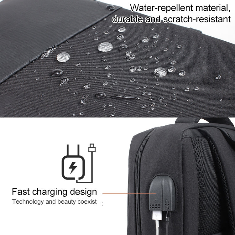 cxs-611 Multifunctional Oxford Laptop Bag Backpack(Dark Blue) - free shipping - PMC TechLife - Order now!