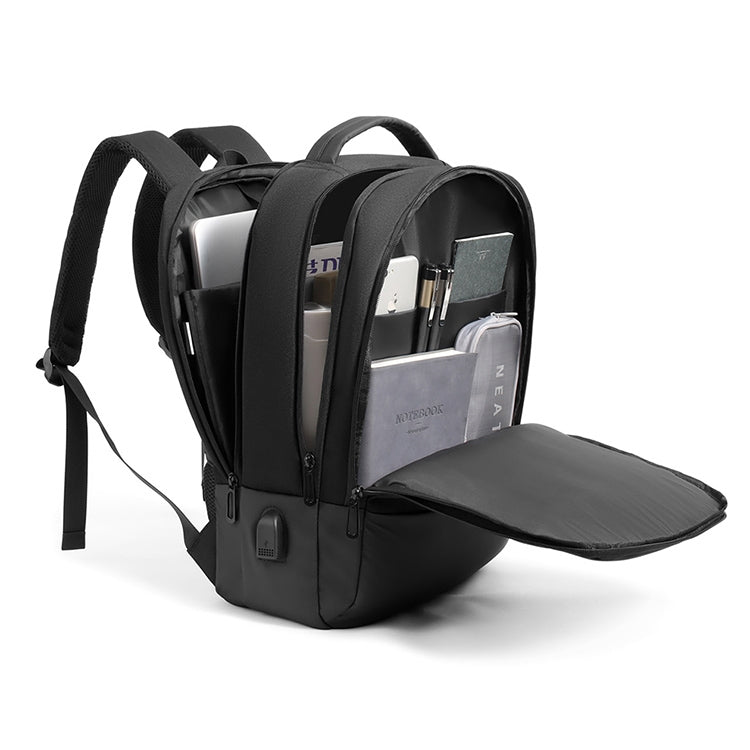 cxs-618 Multifunctional Oxford Laptop Bag Backpack (Black) - Backpack by PMC Jewellery | Online Shopping South Africa | PMC Jewellery | Buy Now Pay Later Mobicred