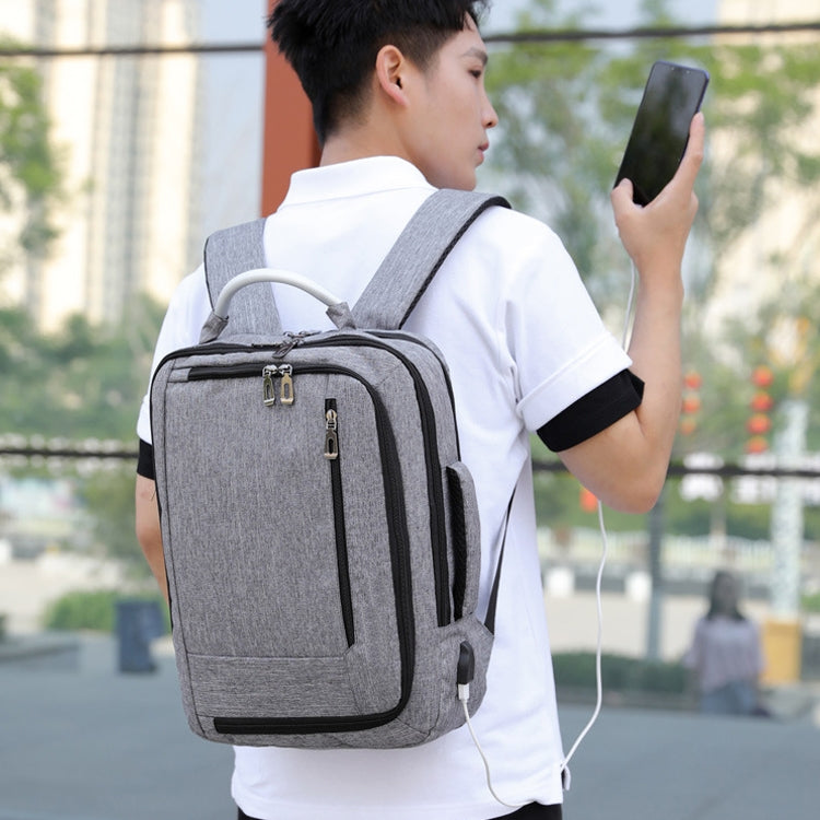 cxs-620 Multifunctional Oxford Laptop Bag Backpack (Grey) - Backpack by PMC Jewellery | Online Shopping South Africa | PMC Jewellery | Buy Now Pay Later Mobicred