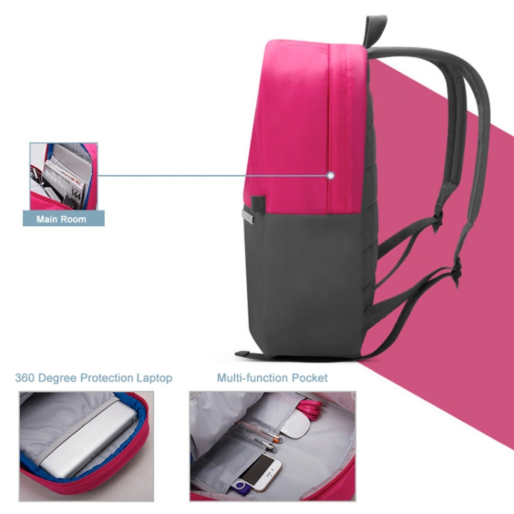 POFOKO XY Series 13.3 inch Fashion Color Matching Multi-functional Backpack Computer Bag, Size: S (Yellow) - free shipping - PMC TechLife - Order now!