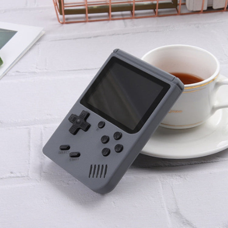 MK800 3.0 inch Macaron Mini Retro Classic Handheld Game Console for Kids Built-in 800 Games, Support AV Output (Grey) - Pocket Console by PMC TechLife | Online Shopping South Africa | PMC TechLife