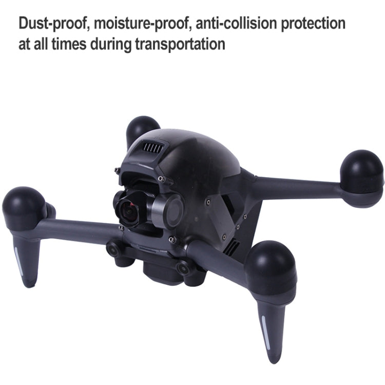 Sunnylife FV-Q9308 4 PCS Motor Protective Cover Motors Silicone Cap Protector for DJI FPV (Red) -  by Sunnylife | Online Shopping South Africa | PMC TechLife | Buy Now Pay Later Mobicred