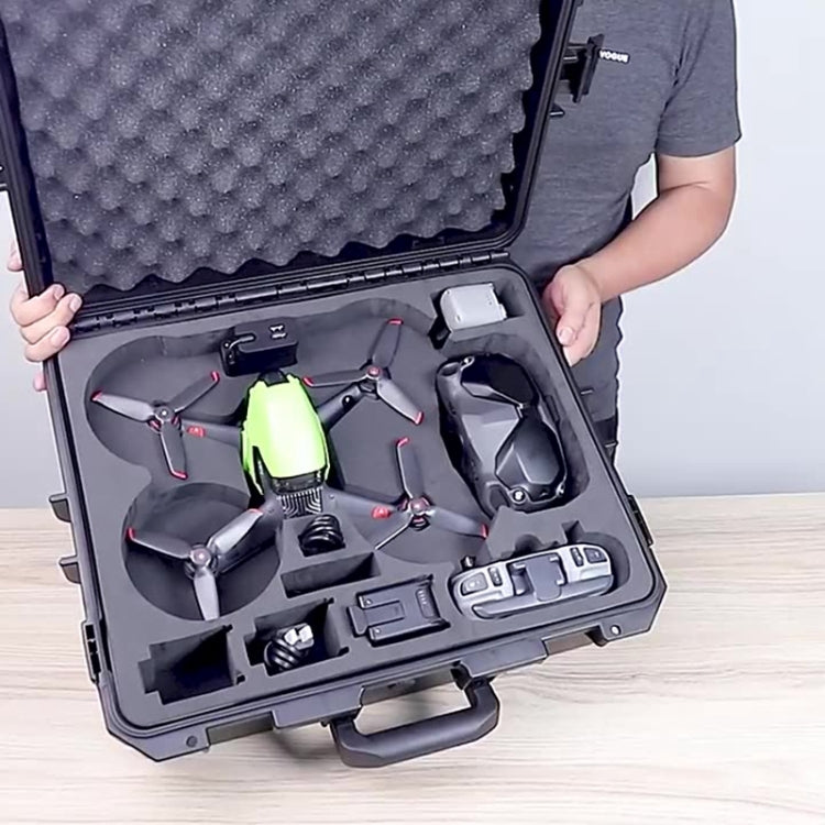 For DJI FPV Aluminum Alloy Explosion-proof Suitcase Portable Storage Box Case Travel Carrying Bag, No Disassembly Propeller - Case & Bags by PMC Jewellery | Online Shopping South Africa | PMC Jewellery | Buy Now Pay Later Mobicred