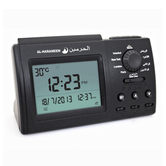 LCD Display Muslim AZAN Clock Arab Desktop Alarm Clock - Novelty Clock by PMC Jewellery | Online Shopping South Africa | PMC Jewellery