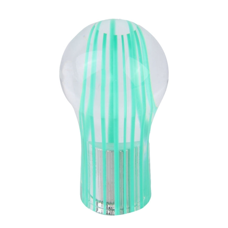 Crystal Double Light Car Breathing Racing Dash LED Magic Lamp Gear Head Shift Knob with Base, Size: 8.2 * 4.5 * 3.0 cm(Green Light + Blue Light) - Shift Knob by PMC Jewellery | Online Shopping South Africa | PMC Jewellery | Buy Now Pay Later Mobicred