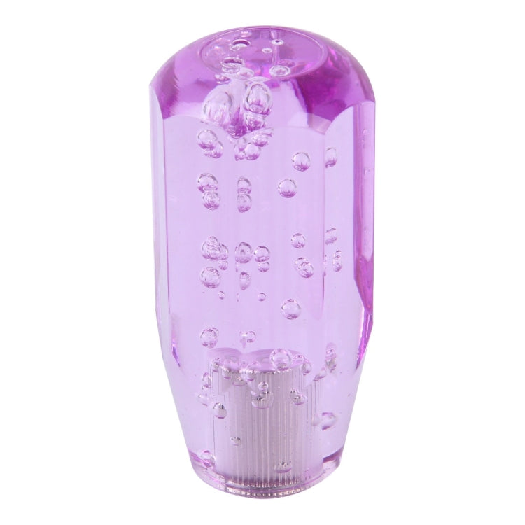 Crystal Car Breathing Racing Dash LED Magic Lamp Gear Head Shift Knob with Base, Size: 10.0 * 4.5 * 3.2 cm(Purple) - Shift Knob by PMC Jewellery | Online Shopping South Africa | PMC Jewellery | Buy Now Pay Later Mobicred