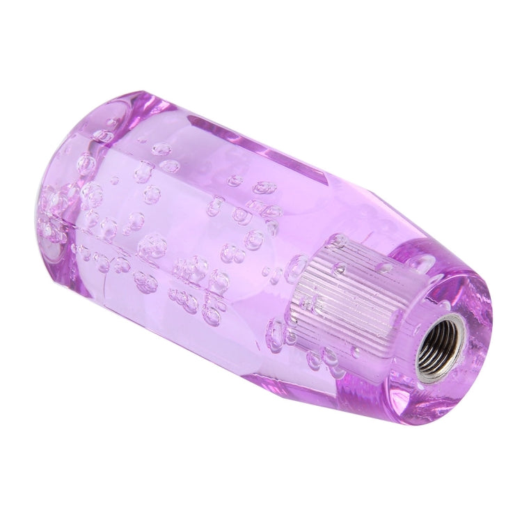 Crystal Car Breathing Racing Dash LED Magic Lamp Gear Head Shift Knob with Base, Size: 10.0 * 4.5 * 3.2 cm(Purple) - Shift Knob by PMC Jewellery | Online Shopping South Africa | PMC Jewellery | Buy Now Pay Later Mobicred