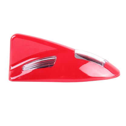 Solar Colorful Light Anti Collision Shark Fin Car Taillight LED Flash Warning Light Caution Light(Red) - Warning Lights by PMC Jewellery | Online Shopping South Africa | PMC Jewellery | Buy Now Pay Later Mobicred