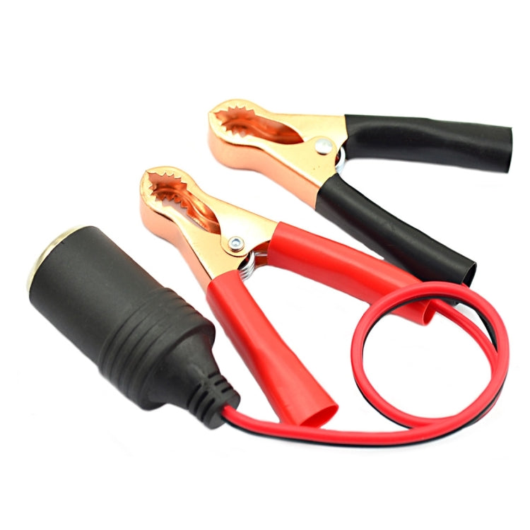 12-24V Car Cigarette Lighter Battery Clip Adapter Cable(Red + Black) - Booster Cable & Clip by PMC Jewellery | Online Shopping South Africa | PMC Jewellery