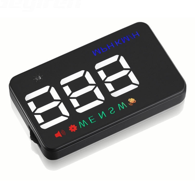 Geyiren A5 HUD 3.5 inch Car Head Up Display with GPS System, Two Mode Display, Light Sensors, KM/h MPH Speed, Compass, Speed Alarm(Black) - Head Up Display System by PMC TechLife | Online Shopping South Africa | PMC TechLife | Buy Now Pay Later Mobicred
