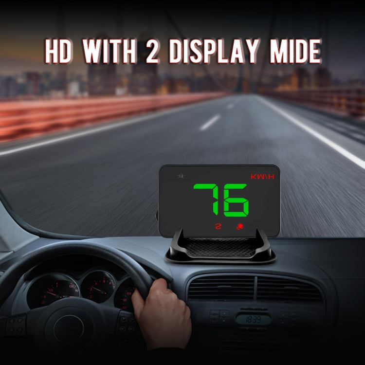 Geyiren A5 HUD 3.5 inch Car Head Up Display with GPS System, Two Mode Display, Light Sensors, KM/h MPH Speed, Compass, Speed Alarm (Green Light) - Head Up Display System by PMC TechLife | Online Shopping South Africa | PMC TechLife | Buy Now Pay Later Mobicred